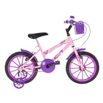 Bicicleta Infantil Criança Aro 16 Feminina Ultra Kids Com Rodinhas Menina - ULTRA BIKES