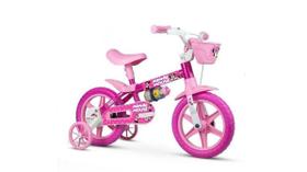 Bicicleta Infantil Da Minnie Mouse Aro 12