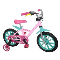 Bicicleta Infantil de Alumínio Aro 14 De 4 a 6 Anos Feminina FirstPro - Nathor