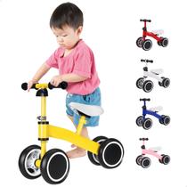 Bicicleta Infantil De Equilíbrio Sem Pedal 4 Rodas