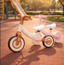 Bicicleta Infantil De Equilíbrio Sem Pedal Bege ou Rosa Aro 12 Até 30kg Educativa e Segura Bicicleta Infantil De Equilíbrio Sem Pedal Bege ou Rosa Aro 12 Até 30kg Educativa e Segura