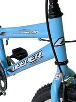 Bicicleta Infantil Deeper Mtb-20 Aro 20 Com Rodinha Azul Celeste S Bicicleta Infantil Deeper Mtb-20 Aro 20 Com Rodinha Azul Celeste S