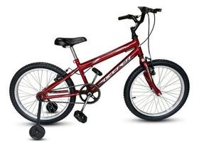 Bicicleta Infantil Deeper Mtb-20 Aro 20 Com Rodinha Vermelho S Bicicleta Infantil Deeper Mtb-20 Aro 20 Com Rodinha Vermelho S