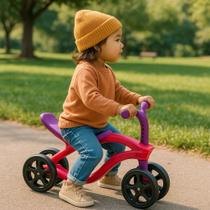 Bicicleta Infantil Equilíbrio 4 Rodas Sem Pedal