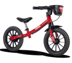 Bicicleta Infantil Equilíbrio Balance Bike Caloi Vermelha