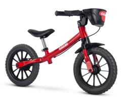 Bicicleta Infantil Equilíbrio Balance Bike Caloi Vermelha - Nathor