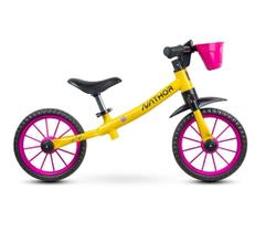 Bicicleta Infantil Equilíbrio Balance Drop Gardenamarela