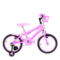 Bicicleta Infantil Feminina Aro 16 Alumínio Colorido