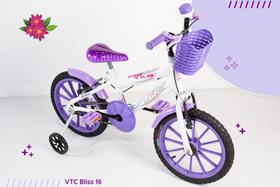 bicicleta infantil feminina aro 16 com acessórios