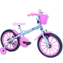 Bicicleta Infantil Feminina Aro 16 Princesas Para Meninas