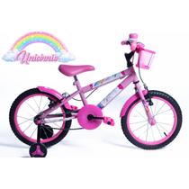 Bicicleta Infantil Feminina Aro 16 - Rosa - Personagem Bicicleta Infantil Feminina Aro 16 - Rosa - Personagem