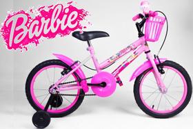 Bicicleta Infantil Feminina Aro 16 - Rosa - Personagem - OLK Bike