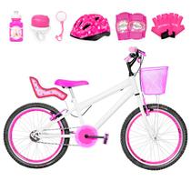 Bicicleta Infantil Feminina Aro 20 Aero + Kit Premium