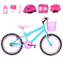 Bicicleta Infantil Feminina Aro 20 Aero + Kit Proteção