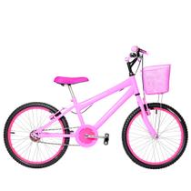 Bicicleta Infantil Feminina Aro 20 Alumínio Colorido