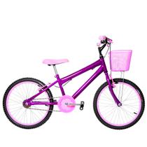 Bicicleta Infantil Feminina Aro 20 Alumínio Colorido