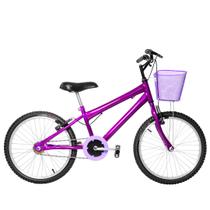 Bicicleta Infantil Feminina Aro 20 Alumínio Natural