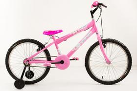 Bicicleta Infantil feminina Aro 20 com rodinha - vtc bikes