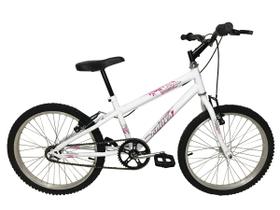 Bicicleta Infantil Feminina Aro 20 Rebaixada MTB Bella Branco - Xnova