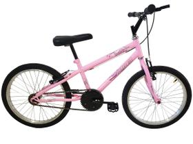 Bicicleta Infantil Feminina Aro 20 Rebaixada MTB Bella Rosa - Xnova