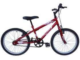 Bicicleta Infantil Feminina Aro 20 Rebaixada MTB Bella Vermelho - Xnova