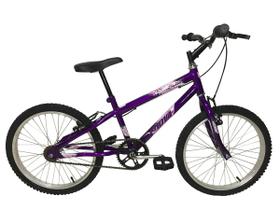 Bicicleta Infantil Feminina Aro 20 Rebaixada MTB Bella Violeta - Xnova