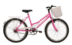 Bicicleta Infantil Feminina Athor Nature Aro 24 C/ Cesto