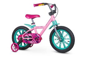 Bicicleta Infantil First Pro Aro 14 Com Rodinhas Menina - Nathor