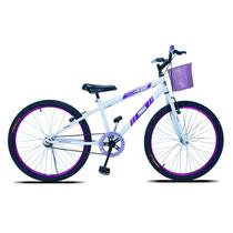 Bicicleta Infantil Forss Anny Aro 24 C/cestinha Sem Marchas