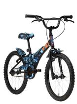 Bicicleta infantil groove camuflada azul - aro 20