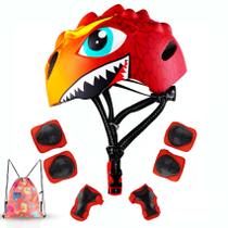 Bicicleta infantil Helmet Gingili Life para meninas de 2 a 8 anos com equipamento