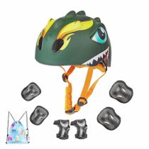 Bicicleta infantil Helmet Gingili Life para meninas de 3 a 8 anos com conjunto de equipamentos