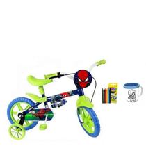 Bicicleta Infantil Homem Aranha Aro 12 - Bk Kids