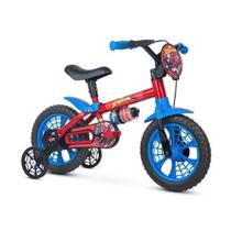 Bicicleta Infantil Homem Aranha Aro 12 Vermelho Spider Man - Nathor
