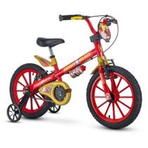 Bicicleta Infantil Homem de Ferro Aro 16 Nathor.