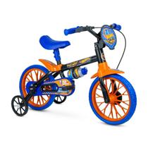 Bicicleta Infantil Hot Wheels Aro 12 Bike 3 a 5 Anos Com Rodinhas Nathor Bicicleta Infantil Hot Wheels Aro 12 Bike 3 a 5 Anos Com Rodinhas Nathor