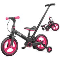 Bicicleta infantil JMMD 6 em 1 com alça de 18 a 60 meses Rosered Bicicleta infantil JMMD 6 em 1 com alça de 18 a 60 meses Rosered