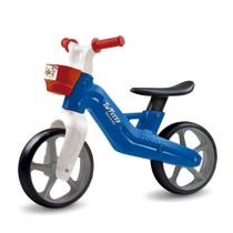 Bicicleta Infantil Maral Twister Balance Sem Pedal Azul Incentiva o Equilíbrio e Coordenação Motora
