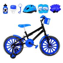 Bicicleta Infantil Masculina Aro 16 Nylon + Kit Proteção - FlexBikes