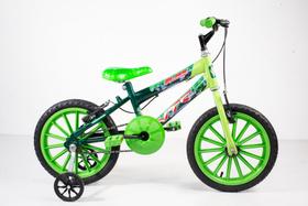 Bicicleta Infantil masculina aro 16 verde