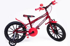 Bicicleta Infantil Masculina Aro 16 - Vermelha ABS - Cairu