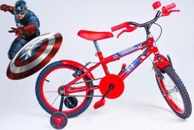 Bicicleta Infantil Masculina Aro 16 - Vermelha - Personagem