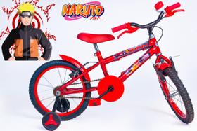 Bicicleta Infantil Masculina Aro 16 - Vermelha - Personagem - OLK Bike