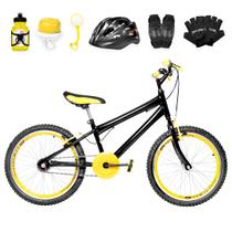 Bicicleta Infantil Masculina Aro 20 Aero + Kit Proteção