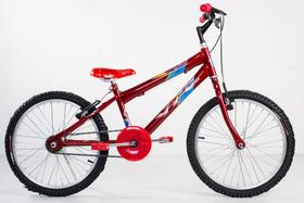 Bicicleta infantil masculina aro 20 vermelha