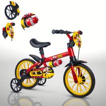 Bicicleta Infantil Masculina Mickey Disney Aro 12 - Nathor