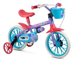 Bicicleta Infantil Menina 2 4 Anos Nathor Lilo Stitch Aro 12 Bicicleta Infantil Menina Stitch Roxa 12