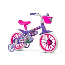 Bicicleta Infantil Menina Aro 12 Violet - Nathor - Pink