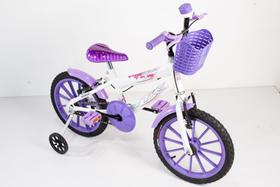 Bicicleta Infantil Menina Aro 16 C/ ACESSÓRIOS