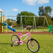 Bicicleta Infantil Menina Aro 20 com rodinha Bicicleta Infantil Menina Aro 20 com rodinha
